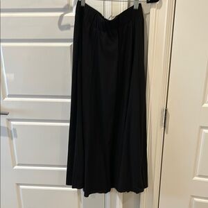 Black linen Maxi Skirt  perfect condition